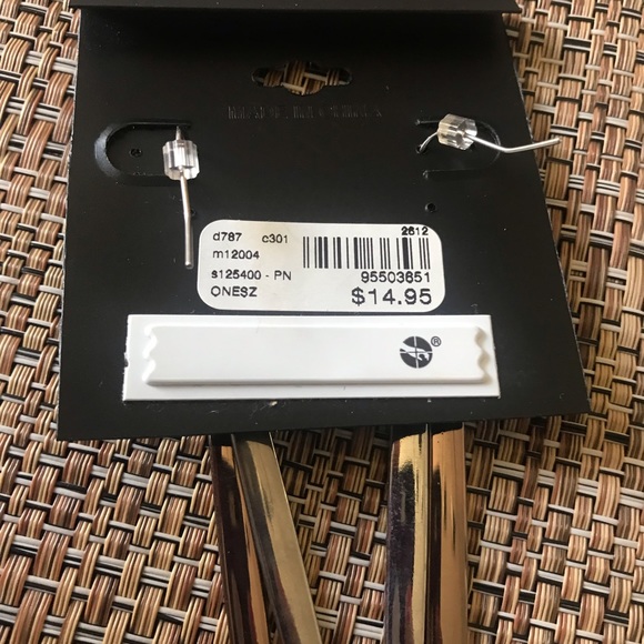 New! Mixed Metal Earrings - Picture 3 of 4